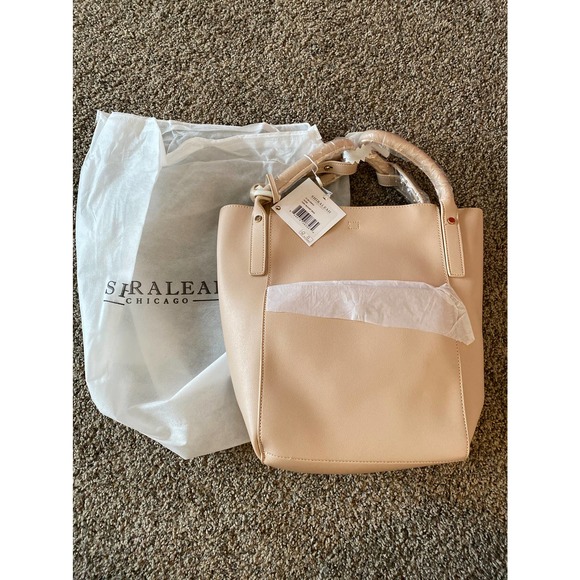 Shiraleah Handbags - Shiraleah Nude Tassel-Accent Tory Bucket Bag